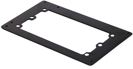 ATX Netzteiladapterhalterung aus Aluminium in Schwarz für PC Gehäuse | Gebürstete Oberfläche, Leichte Bauweise, Passend für Umrüstung und Austausch