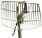 Ohulelks Répéteur D'Antenne WiFi Directionnelle Parabolique Extérieure pour WiFi 2,4G à Haute Gain 15dBi