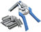 Srliya Cisseurs D'intervention D'urgence, Pinces Multitools 6 en 1 pour la Survie, Cisaillement EMT pour la Maison, Voyages, Voyages de Camping avec Poignée Noire, Coupe-acier