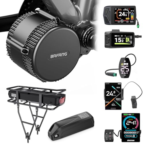 BAFANG BBS01B 36V 48V 250W Mid Drive Kit CAN Bus for Daily Commuting | G340 BBS Mid Motor Ebike Conversion Kit with Optional Battery & Display for BB68-73MM 8Fun DIY Electric Bike Conversion Kit