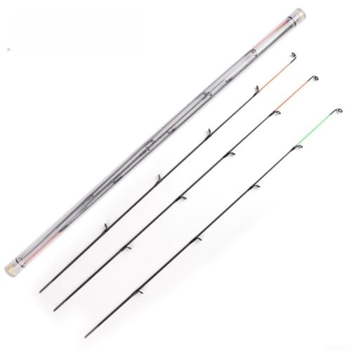 Kohlefaser-Angelrutenspitzen, Kohlefaser Ruten Spitzen Ersatz, Top-Tip Angelruten-Ersatz, Rutenende für Feeder und Lange Wurfruten mit HML-Aktionstypen(2*H,1*L) (4134)