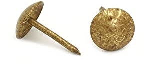 Heiro Polsternägel Altgold gefleckt 130 1/3 250 Stück 11mm