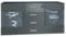 Vladon Sideboard Kommode Bari V1, Made in Germany, Korpus in Schwarz matt/Front in Grau Hochglanz (139 x 72 x 35)