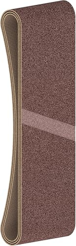 Bosch Professional Pro Schleifband für Bandschleifer Holz und Farbe Best for Wood and Paint (3 Stück, Körnung 80, X440) 2608606062 Grau 75x508mm