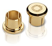 OEHLBACH Cinch Caps - High-End Abschlusskappe für Cinch-Anschlüsse, 12 Stück gold