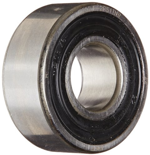 SKF 2202 E-2RS1TN9 Double Row Self-Aligning Bearing, ABEC 1 Precision, Double Sealed, Plastic Cage, Normal Clearance, Metric, 15mm Bore, 35mm OD, 14mm Width, 459.0 pounds Static Load Capacity, 1960.00 pounds Dynamic Load Capacity