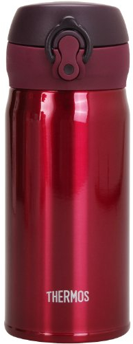 Thermos Vacuum Insulation mobile Mug [One Touch Open Type] 0.35L Burgundy jnl de 350 bgd