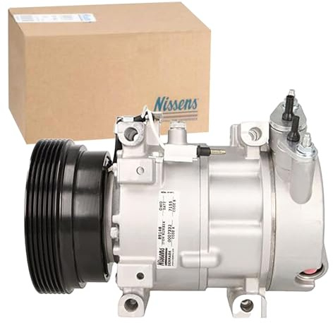 NISSENS Kompressor, Klimaanlage 89148 | Kompatibel mit: DACIA DUSTER, DUSTER Kasten/SUV, LOGAN, LOGAN EXPRESS, LOGAN MCV, LOGAN Pick-up, SANDERO, RENAULT CLIO II
