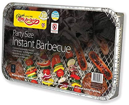 Holland Plastics 1 X FAMILY SIZE INSTANT DISPOSABLE BBQ- COOKS FOR TEN!