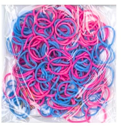 Elastiques pour bracelet YOKII Brass Violet et rose - Loom Bands