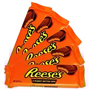 Reese's 3 Peanut Butter Cups (Pack of 5)