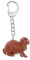 Miniblings Kaninchen Schlüsselanhänger Osterhase Widder Hase braun - Handmade Modeschmuck I I Anhänger Schlüsselring Schlüsselband Keyring