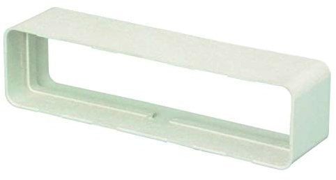 raccord droit rectangulaire - 55 x 110 mm - atlantic 460001