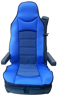 1x Sitzauflage LKW-Sitz Sitzbezug Bezug Sitzschoner Blau Neu Hochwertig