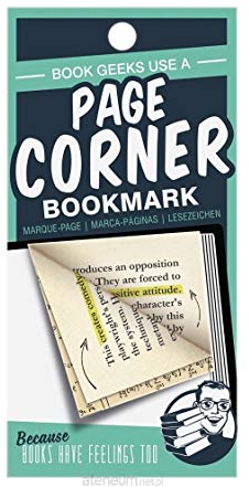 Page Corners - Book Geeks - Green