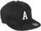 MSTRDS Unisex Letter Snapback A Baseball Cap, A Schwarz, Large