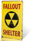 dingleiever Metall-BlechschildFallout Shelter Vintage, für Garage
