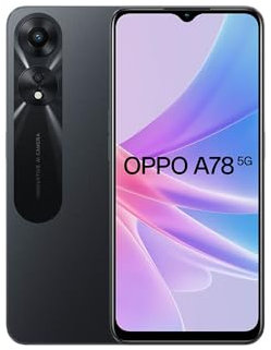 OPPO A78 5G Dual SIM Unlocked MediaTek 6833 Octa-Core 4GB RAM 128GB Storage 6.56 inch Dual SIM Android 13 Smartphone Black - CPH2483-Black