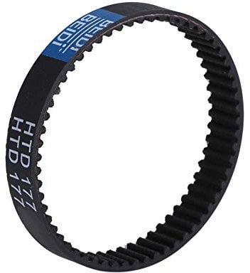 Electric Planer Drive Rubber Belt, Toothed Planer Drive Belt, Rubber Replacement Belt, Compatible With Black Decker KW715 KW713 BD713 177 (9mm)
