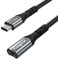 Fasgear USB C Extension Cable 10Gbps USB 3.1 Gen 2 Type C Male to Female Cord Support 4K Video Output Compatible for Thunderbolt 3 port,Mac-Book Pro,Dell XPS,Switch,USB-C Hub,PS VR2(6ft, Black)
