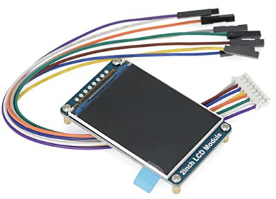 Coolwell Pantalla LCD de 2 pulgadas para Raspberry Pi 4B+ 4B 3B+ 3B 2B+ Zero W WH 2W Jetson Nano Ardui IPS Pantalla 240×320 controlador integrado ST7789 SPI Interfaz pequeña Raspberry Pi