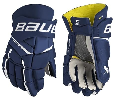 Bauer Supreme M3 Handschuhe Intermediate, Größe:13 Zoll, Farbe:Navy