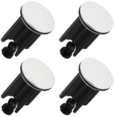 4 Tapones universales para Fregadero de baño, Filtro de Drenaje para Lavabo, tapón de Drenaje, Tapones para Fregadero, tapón de Drenaje para Fregadero, colador antiobstrucción