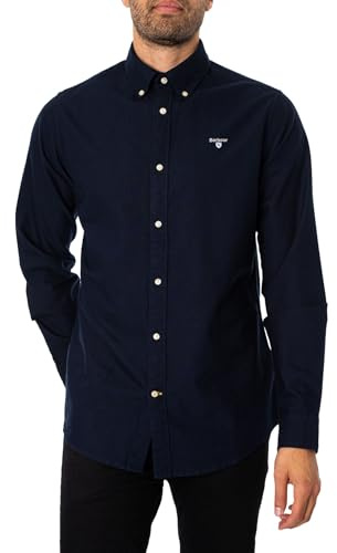 Barbour Herren Maßgeschneidertes Oxtown-Hemd, Blau, XL