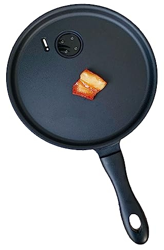 Fried Egg Phone Case, Funny Fried Egg Pan Phone Case, Frying Pan Creative Phone Case for iPhone 14 13 11 12 Pro max X XS XR Silicone Case Cover (B,for iPhone 12)