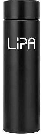 Lipa FT1 Thermosflasche 0,5l - Doppelwandige Thermosflasche - Thermoskanne - Isolierflasche - LED-Anzeige mit Temperatur - Heizen und Kühlen - Kaffee to go - Kaffeebecher - Teebecher - Trinkflasche