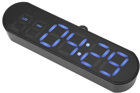 Temporizador de Gimnasio Multifuncional 1000 MAh USB Fitness Deportes Intervalo Temporizador de Entrenamiento con Reloj Despertador Pantalla de Reloj Intervalos Personalizables