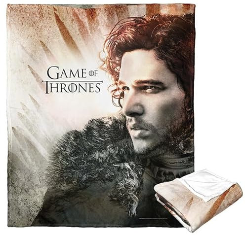 Northwest Game of Thrones Silk Touch Throw Blanket, 50 x 60, Jon Season 2