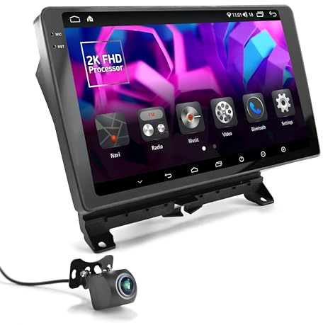 UGAR Kompatibel für Land Rover Range/Rover Sport 2005-2009 9 Zoll Android 13 DSP 8GB+128GB DAB+ Autoradio 2K Full HD Touchscreen GPS-Navigation