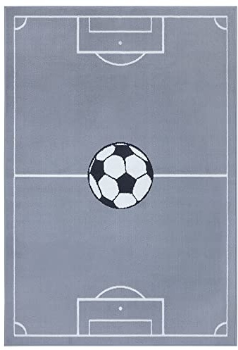 Teppich Boss - Kinderteppich Estádio Hellgrau, Größe:120x170 cm