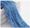 Wisafory Rideau à fils scintillants - Rideau anti-mouches - Rideau à franges - Décoration pour porte, fenêtre et maison - 100 x 200 cm - Bleu ciel
