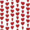 Valentinstag Deko Herz Girlande Dekoration Rot Herzen Girlanden Glitzer Herzgirlande Hängedeko für Valentinstag Heiratsantrag Antrag Romantisch – 6STK –