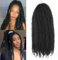 Marley Twist Braiding Hair Afro Twist Hair Kinky Curly Cuban Twist Hair Senegalese Twist Crochet Hair Marley Twist Hair Synthetic Crochet Braids Marley Hair Extensions (1b,18inch/6packs)