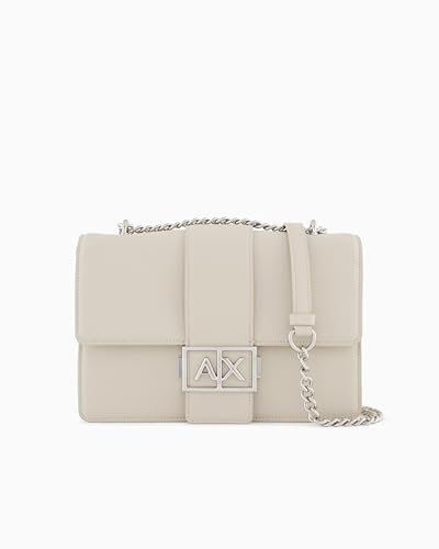 Armani Exchange Jodie, Sustainable, Chain Strap, Crossbody Donna, Miraggio, Taglia Unica