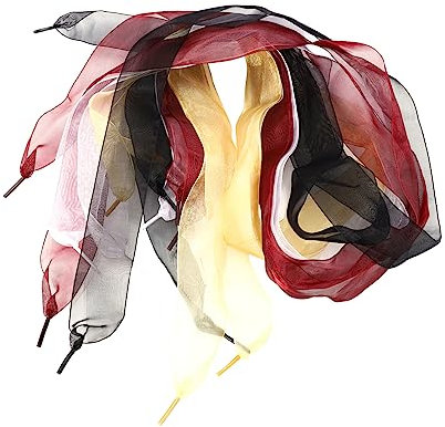 ANDRESLAD 4 Pares Cordón De Cordones De Zapatos De De Raso Zapatos De Mujer Cordones De Zapatos Con Brillo Zapatos Azules De Mujer Cordones De Raso Zapato Azul Poliéster