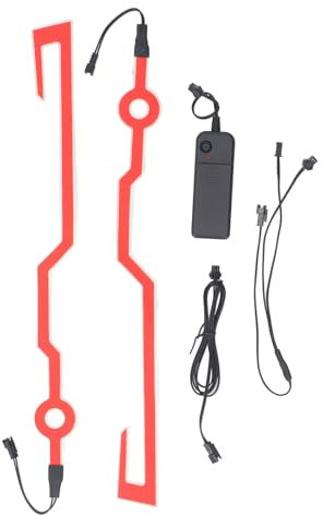 Motorradhelm-Licht, Hohe Helligkeit, PVC-Helmlichtstreifen, Wasserabweisendes LED-Signallicht, Ideal für Motorrad-Fahrradhelme