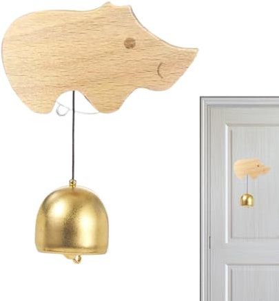 Tyinerc Türklingel aus,Türklingeln aus für Häuser - Tiere Design Windspiele Atmosphäre Türklingel - Türklingel zum Öffnen, dekorative Türglocken, Saugnapf zum Öffnen der Tür