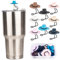 Straw Covers Cap for Stanley Cup 8Pcs with Storage Box, 10mm Dustproof Silicone Straw Lid, Reusable Straw Topper for Stanley 40/30 oz Glass Accessories