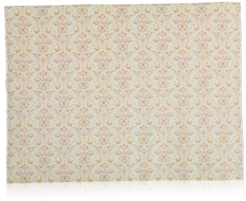 Tapete Puppenhaus 1blatt Selbstklebend Mini Wandsticker Für Dekoration Realistische Wandverkleidung Wohnzimmer Und Schlafzimmer DIY Zubehör helles rot gemischten Blumenmuster