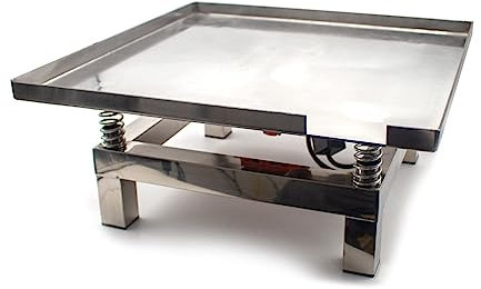 Table vibrante en béton 50x50CM Banc d'essai de Vibration Plate-Forme de Vibration de Bloc d'essai Mini Table vibrante en Acier Inoxydable
