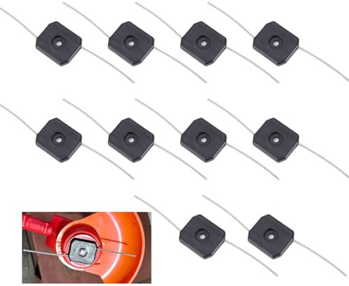 10 pezzi testa decespugliatore 150 mm, lame portatili per decespugliatore, parti di ricambio per decespugliatore, accessori per attrezzi senza fili per batteria da giardino