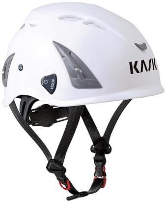 KASK Schutzhelm Superplasma AQ – Premium Arbeitsschutzhelm EN 397 belüftet – Leichter Profi Bauhelm mit 10 Luftschlitzen & Lampenhalter – Universelle Passform 51-63cm