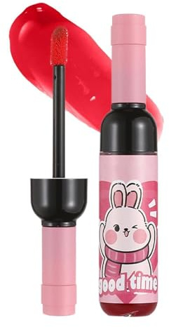 Barra de Labios Tinte de Vino Larga Duración Acabado Mate, Resistente al | Brillo Labial Nutritivo para Mujeres Maquillaje de Belleza para , Citas, Viajes