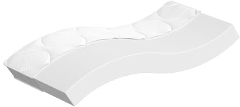 Cartvyn Barnmadrass Bonnell fjäderkärna medium 80 x 160 cm, andas, ergonomisk, rullmadrass, futon, topp, kallskum, för enkelsäng, lugn sömn