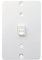 Leviton 40257-w téléphonique murale prise de téléphone, 6P4 C, Borne à vis, Blanc