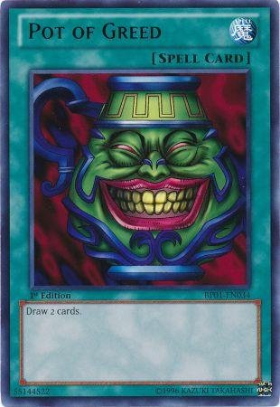 Yu-Gi-Oh! - Pot of Greed (BP01-EN034) - Battle Pack: Epic Dawn - 1st Edition ...